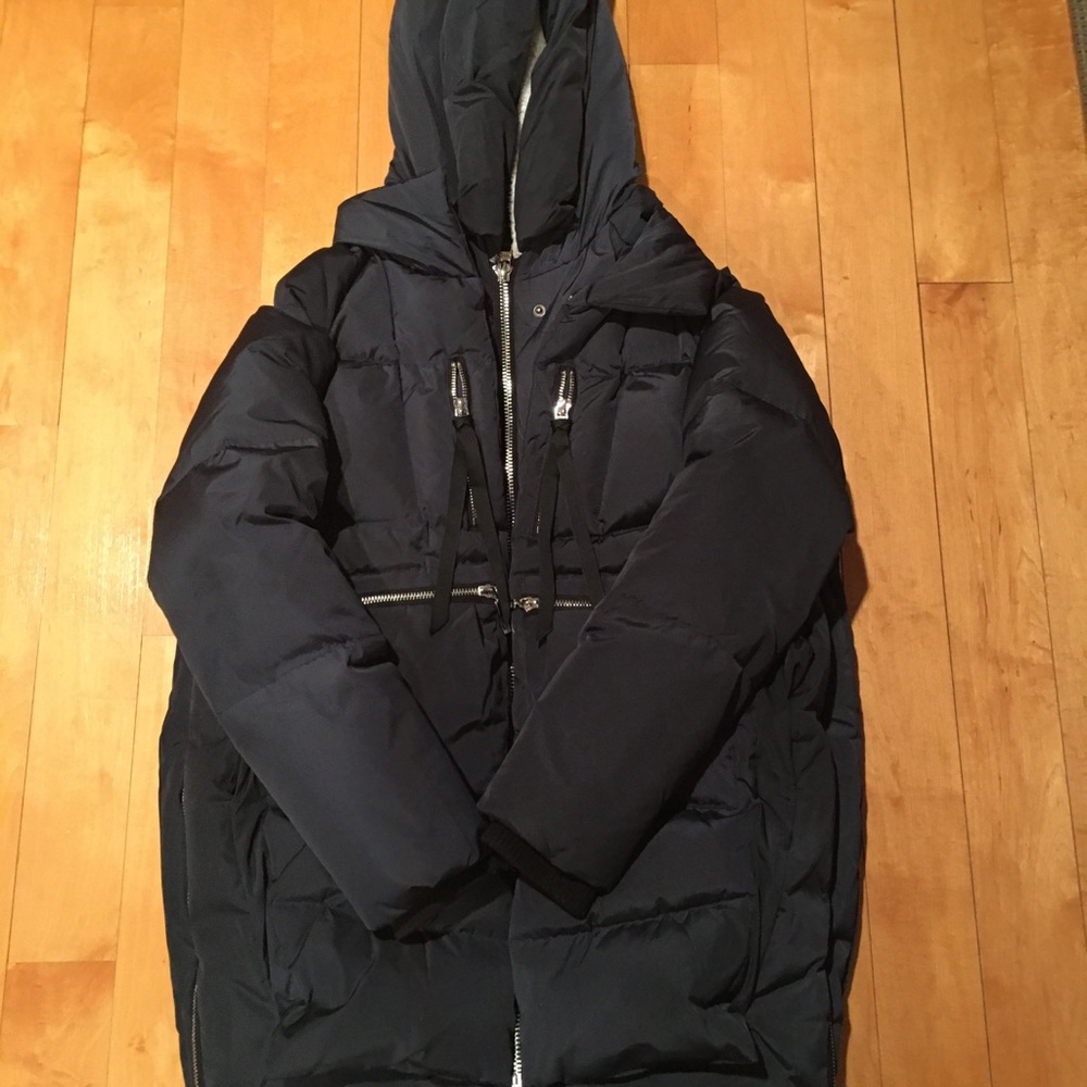 orolay navy blue “amazon” jacket